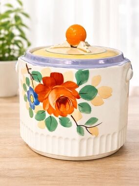 Vintage Lustreware Biscuit/tea Jar